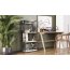 Этажерка 4/60 Ferrum-decor Серии Конект 120x60x28 черный ДСП Белое 16мм