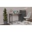 Стол раскладной Морис 900 Ferrum-decor 750x900x500 Черный металл ДСП Дуб Сонома Трюфель 16 мм (MORI905)