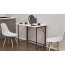 Стол раскладной Морис 900 Ferrum-decor 750x900x500 Черный металл ДСП Белый 16 мм (MORI901)