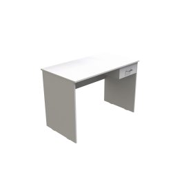 Стіл комп'ютерний Бад Ferrum-decor 750x1100x600 ДСП Білий 16 мм (ST308)