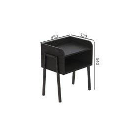Тумба модульная Ferrum-decor Джузи 540x450x320 металл Черный ДСП Сосна Кембра 16 мм (DJU0003)