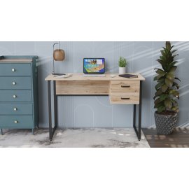 Письменный стол Ferrum-decor Гарри 75x140x70 белый ДСП Белое 16мм
