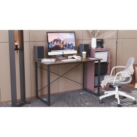 Письменный стол Ferrum-decor Дейв 75x100x70 черный ДСП Дуб Сонома Трюфель 16мм