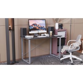 Компьютерный стол Ferrum-decor Дейв 75x100x70 черный ДСП Сосна Кембра 16мм
