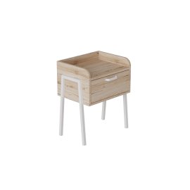 Тумба модульная Ferrum-decor Бетти 540x450x320 металл Белый ДСП Дуб Сан-Марино 16 мм (BET0009)