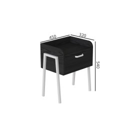 Тумба модульная Ferrum-decor Бетти 540x450x320 металл Белый ДСП Сосна Кембра 16 мм (BET0010)