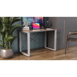 Письменный стол Ferrum-decor Драйв 750x1000x600 Серый металл ДСП Дуб Сонома Трюфель 16 мм (DRA012)