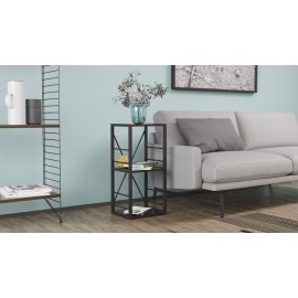 Этажерка 3/34 Ferrum-decor Серии Конект 73x34x28 черный ДСП Венге 16мм (XK00258)