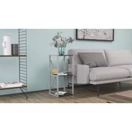 Етажерка 3/34 Ferrum-decor Серії Конект 73x34x28 сірий ДСП Венге 16мм (XK00270)
