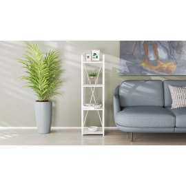 Этажерка 4/34 Ferrum-decor Серии Конект 120x34x28 белый ДСП Белое 16мм