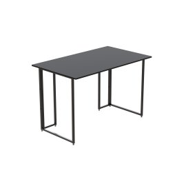 Компьютерный стол Ferrum-decor Ханна 76x140x60 черный ДСП Сосна Кембра 32мм