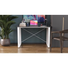 Письменный стол Ferrum-decor Драйв 750x1200x700 Белый металл ДСП Сосна Кембра 16 мм (DRA101)
