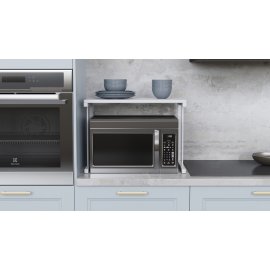 Подставка для микроволновки Kitchen K301 Ferrum-decor 400x550x350 Белый металл ДСП Белый 16 мм (KITCH30109)