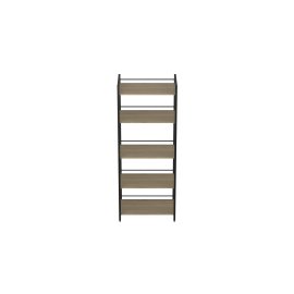 Стеллаж для кухни под микроволновку Kitchen K1400 Ferrum-decor 1500x600x400 Черный металл ДСП Дуб Сонома 16 мм (KITCH1404)