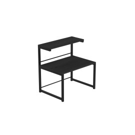 Подставка для микроволновки Kitchen K302 Ferrum-decor 590x550x350 Черный металл ДСП Сосна Кембра 16 мм (KITCH30208)