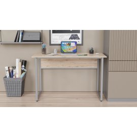 Компьютерный стол Ferrum-decor Коди 75x120x60 серый ДСП Дуб Сан-Марино 16мм