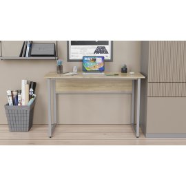 Письменный стол Ferrum-decor Коди 75x100x60 серый ДСП Дуб Сонома 16мм