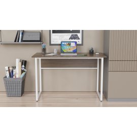 Письменный стол Ferrum-decor Коди 75x100x60 белый ДСП Дуб Сонома Трюфель 16мм
