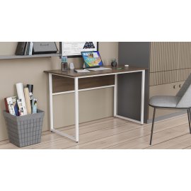 Письменный стол Ferrum-decor Коди 75x100x60 белый ДСП Дуб Сонома Трюфель 16мм