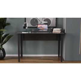 Компьютерный стол Ferrum-decor Курт 75x100x60 черный ДСП Сосна Кембра 16мм