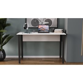 Комп'ютерний стіл Ferrum-decor Курт 75x120x60 чорний ДСП Біле 16мм
