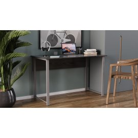 Компьютерный стол Ferrum-decor Курт 75x140x60 серый ДСП Сосна Кембра 16мм