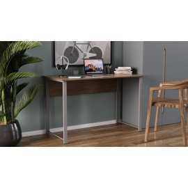 Письменный стол Ferrum-decor Курт 75x140x60 серый ДСП Дуб Сонома Трюфель 16мм