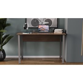 Письменный стол Ferrum-decor Курт 75x140x60 серый ДСП Дуб Сонома Трюфель 16мм