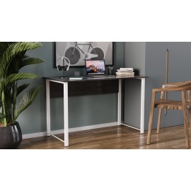 Письменный стол Ferrum-decor Курт 75x100x60 белый ДСП Дуб Сонома Трюфель 16мм