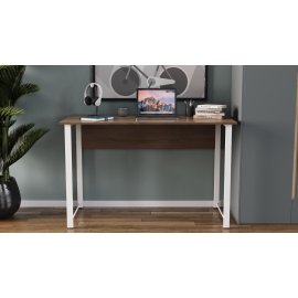 Письменный стол Ferrum-decor Курт 75x100x60 белый ДСП Дуб Сонома Трюфель 16мм