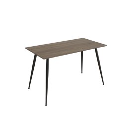 Стіл кухонний Марсель 40 Ferrum-decor 75x120x70 Чорний метал ДСП Дуб Сонома Трюфель 16 мм (MAR4012)