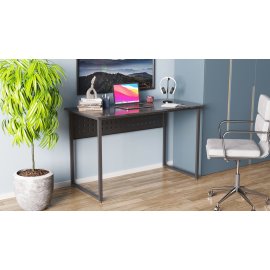 Комп'ютерний стіл Ferrum-decor Майк 75x120x60 чорний ДСП Венге 16мм