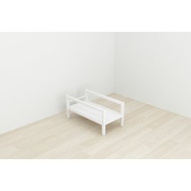 Підставка для системного блоку Ferrum-decor Нікі 21x24x45 Білий ДСП Біле 16мм (NIK0008)