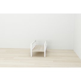Підставка для системного блоку Ferrum-decor Нікі 21x24x45 Білий ДСП Сонома 16мм (NIK0011)