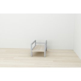 Підставка для системного блоку Ferrum-decor Нікі 21x24x45 Сірий ДСП Сонома 16мм (NIK0018)