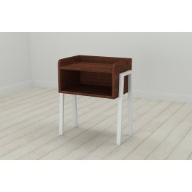 Тумба модульная Ferrum-decor Джузи 540x450x320 металл Белый ДСП Венге 16 мм (DJU0010)