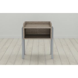 Тумба модульная Ferrum-decor Джузи 540x450x320 металл Серый ДСП Сонома Трюфель 16 мм (DJU0019)