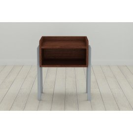 Тумба модульная Ferrum-decor Джузи 540x450x320 металл Серый ДСП Венге 16 мм (DJU0017)