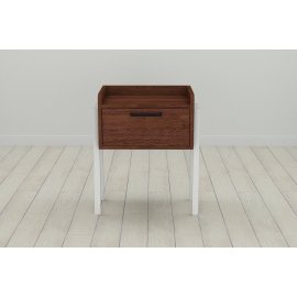 Тумба модульная Ferrum-decor Бетти 540x450x320 металл Белый ДСП Венге 16 мм (BET0010)