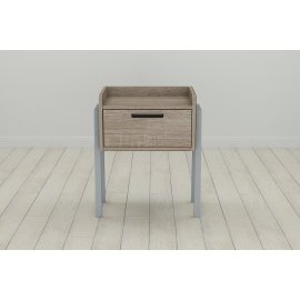 Тумба модульная Ferrum-decor Бетти 540x450x320 металл Серый ДСП Сонома Трюфель 16 мм (BET0019)