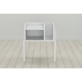 Тумба модульна Ferrum-decor Амелі 540x450x320 метал Білий ДСП Біле 16 мм (AME0008)