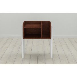 Тумба модульная Ferrum-decor Амели 540x450x320 металл Белый ДСП Венге 16 мм (AME0010)