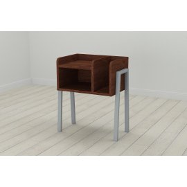 Тумба модульная Ferrum-decor Амели 540x450x320 металл Серый ДСП Венге 16 мм (AME0017)