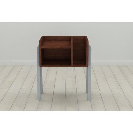 Тумба модульная Ferrum-decor Амели 540x450x320 металл Серый ДСП Венге 16 мм (AME0017)