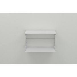 Купить Полка настенная Ferrum-decor Букин 330x500x240 металл Белый ДСП Белое 16 мм (BUK0008)