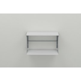 Купить Полка настенная Ferrum-decor Букин 330x500x240 металл Серый ДСП Белое 16 мм (BUK0015)
