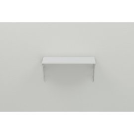Приобрести Полка настенная Ferrum-decor Ханди 2 240x500x240 металл Белый ДСП Белое 16 мм (XND0008)
