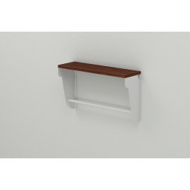 Полка настенная Ferrum-decor Свит 300x500x150 металл Белый ДСП Венге 16 мм (SVI0010)