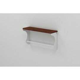 Создать заказ Полка настенная Ferrum-decor Юзиби 270x500x150 металл Белый ДСП Венге 16 мм (UZI0010)