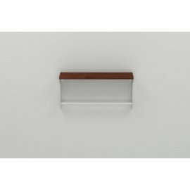 Создать заказ Полка настенная Ferrum-decor Юзиби 270x600x150 металл Белый ДСП Венге 16 мм (UZI0031)